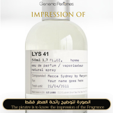 Le Labo - Lys 41 Unisex - Grade A+ Le Labo Premium Perfume Oils